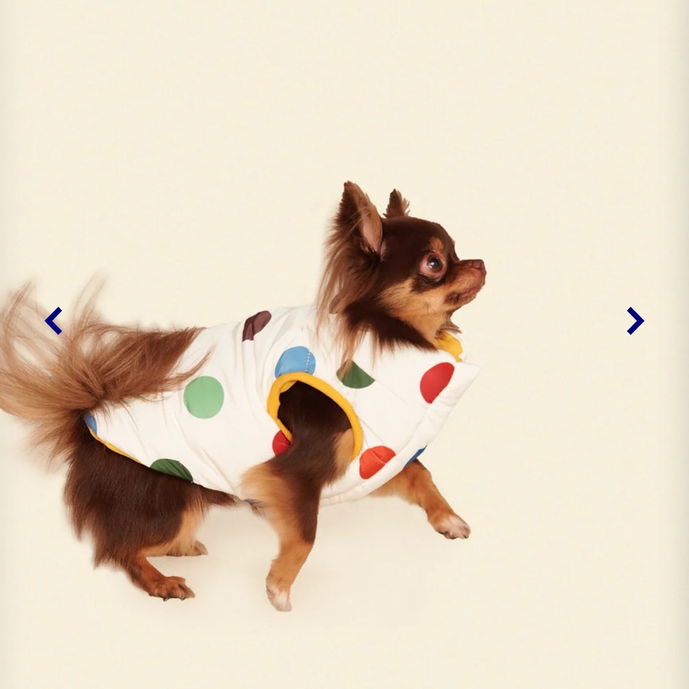Little Beast Polka Dot Dog Jacket - Multicolor